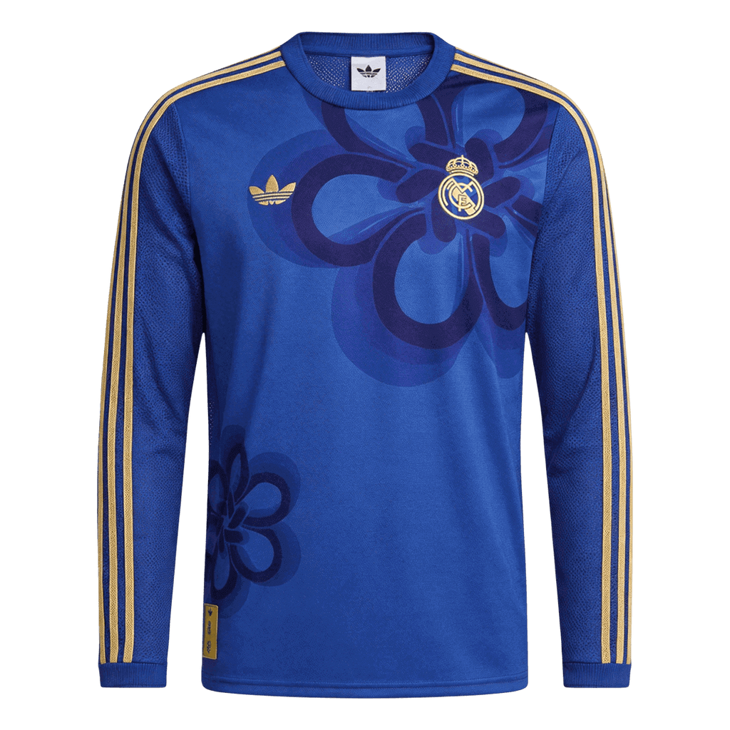 Real Madrid Maillot Manches Longues 2025/26 Bleu