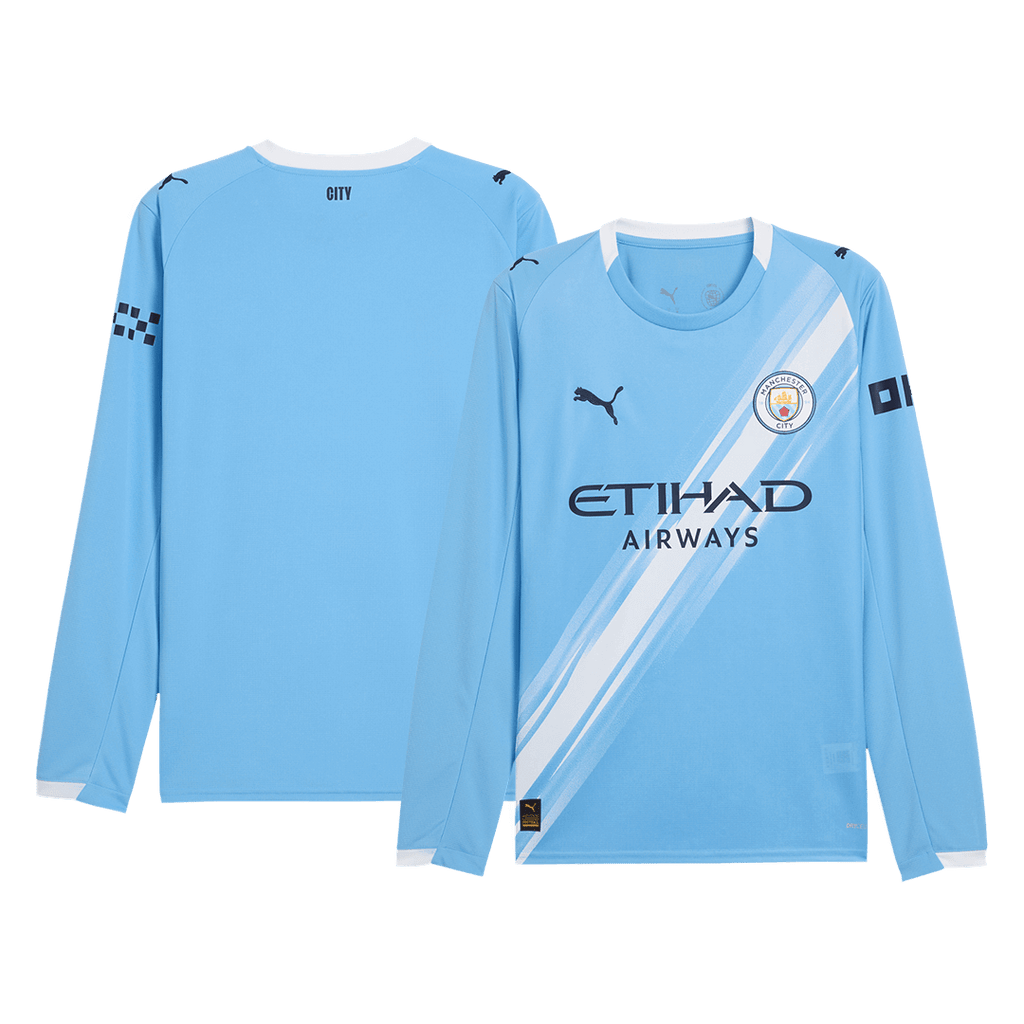 Manchester City Domicile Maillot Manches Longues 2025/26