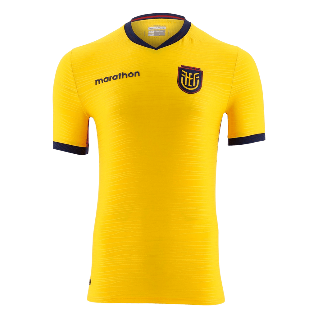 Équateur Domicile Maillot - Coupe du Monde 2026 Jaune Grande Taille