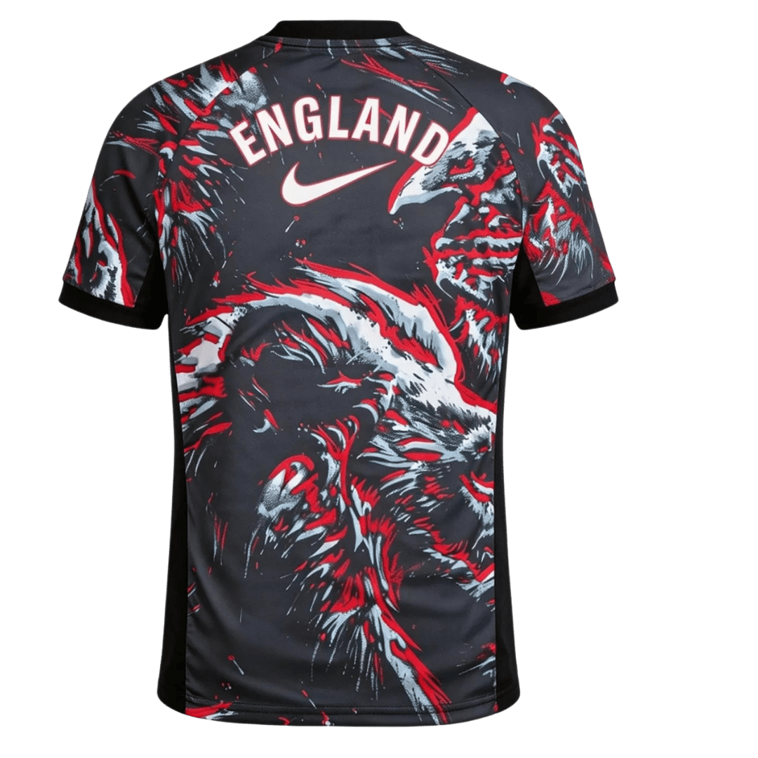 Angleterre Maillot - Coupe du Monde 2026 Noir Grande Taille