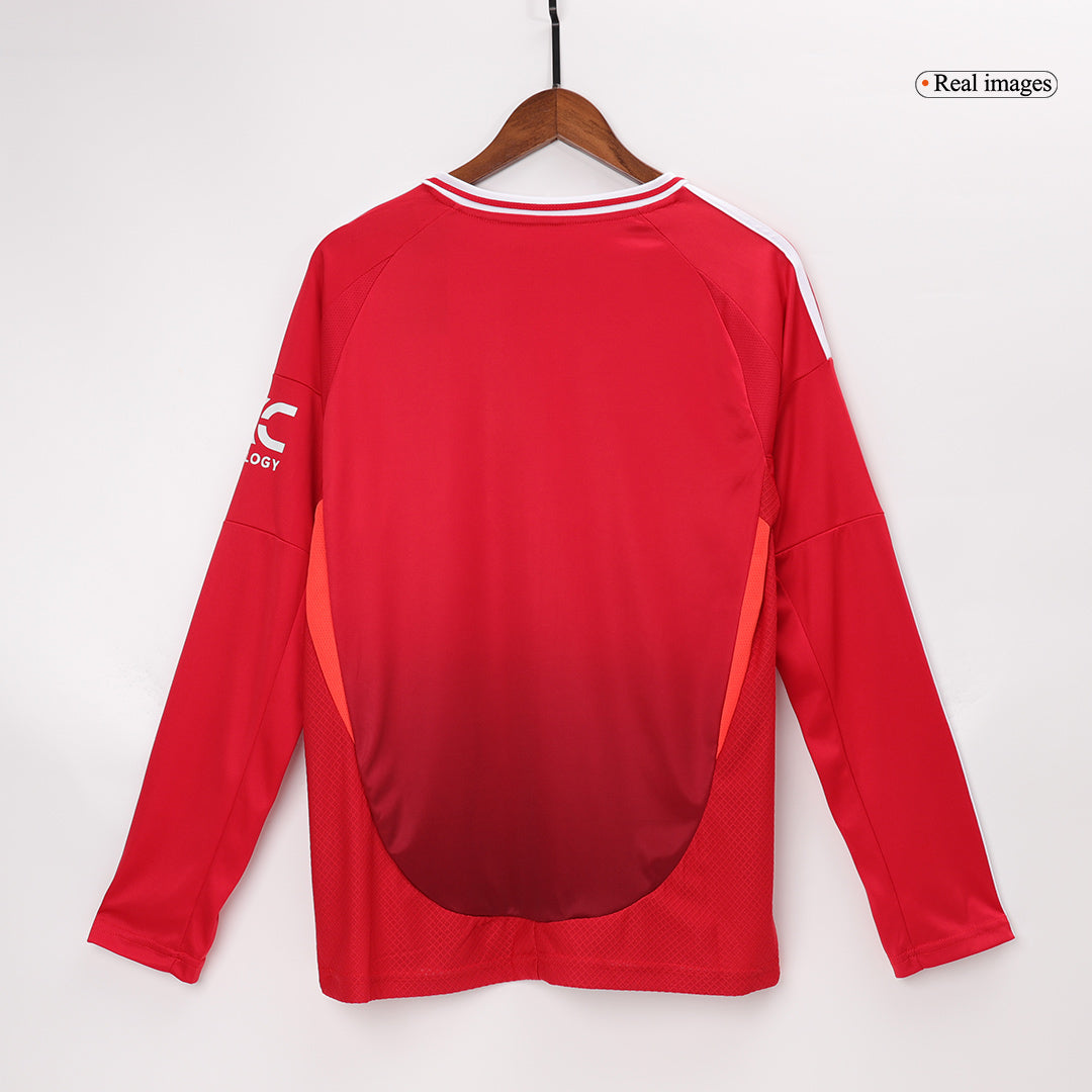 Manchester United Domicile Maillot Manches Longues 2024/25