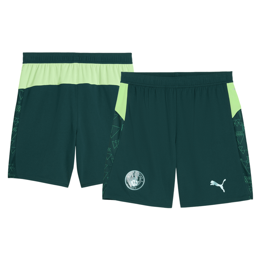 Manchester City Fourth Short 2025/26 Vert