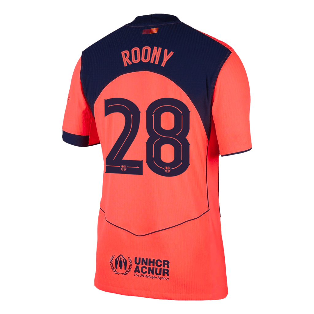 ROONY #28 Barcelone Third Maillot 2025/26 Orange Joueur