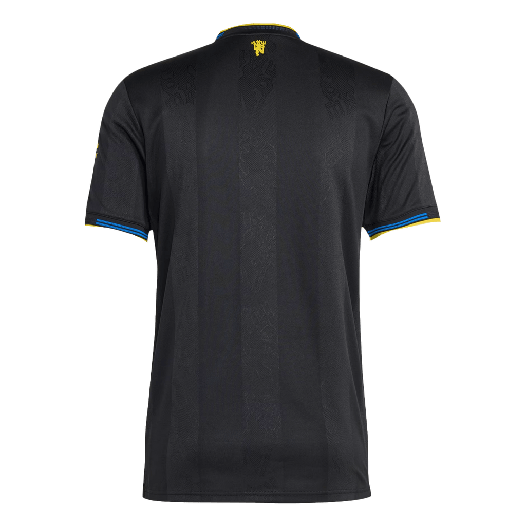 Manchester United Third Maillot 2025/26 Noir Authentique