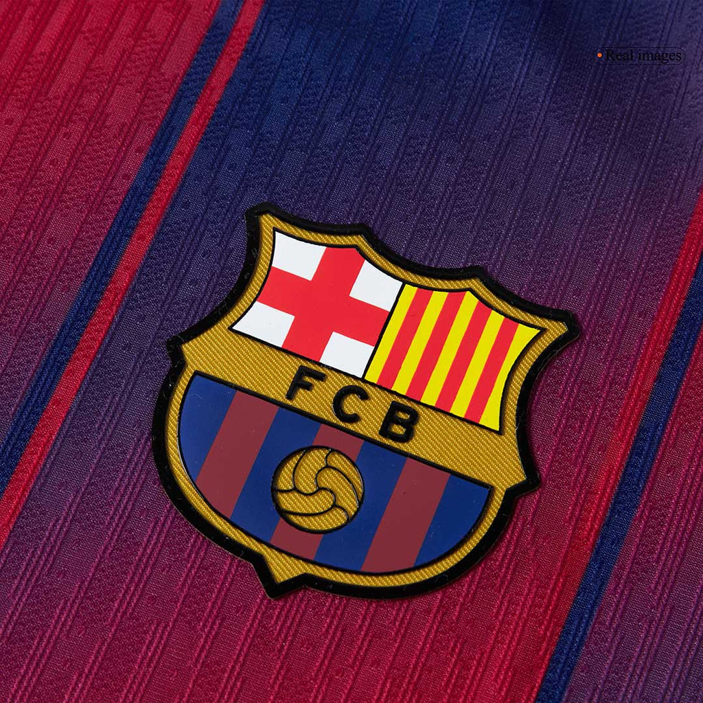 ROONY #28 Barcelone Domicile Maillot 2025/26 Rouge et Bleu Joueur
