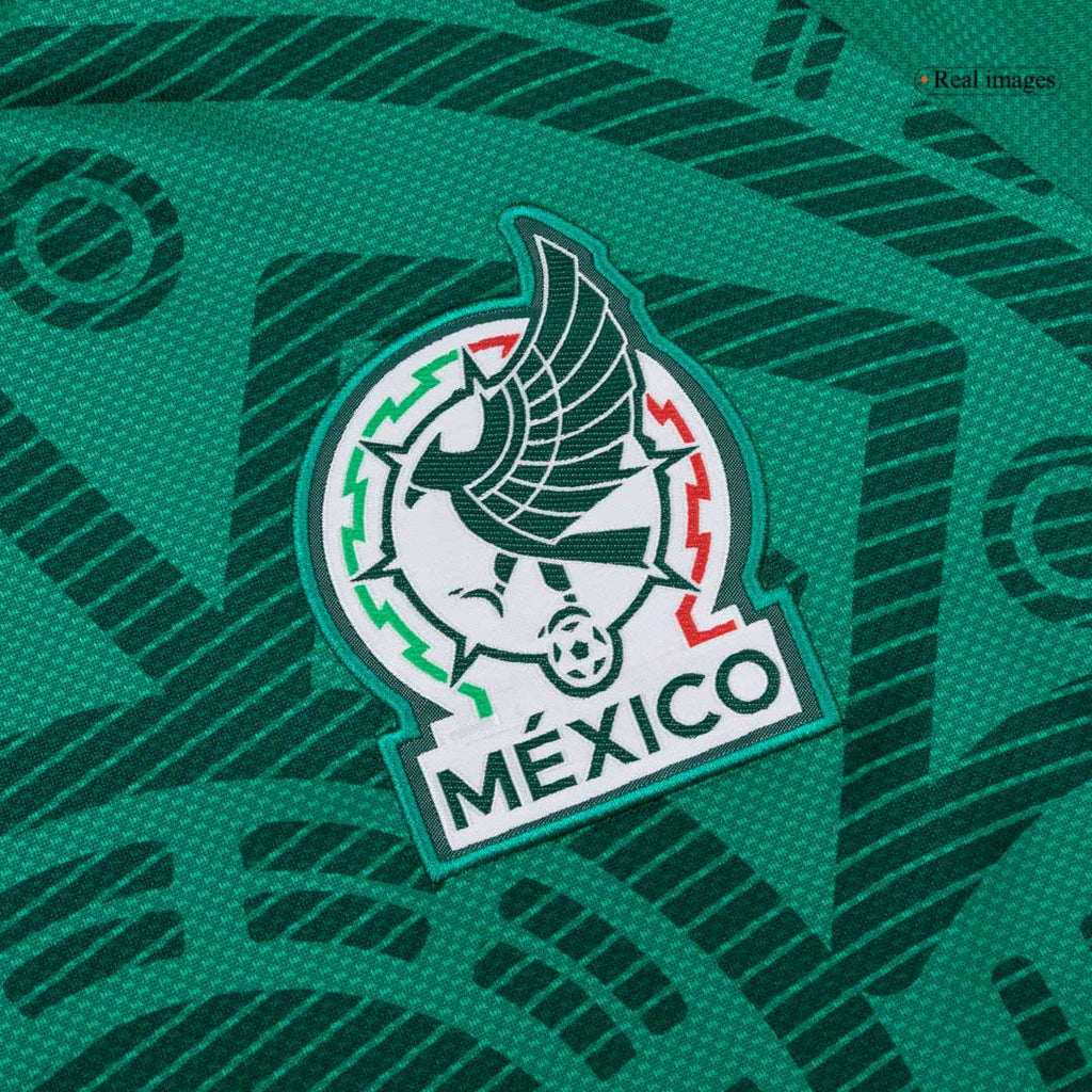 Raúl #9 Mexique Domicile Maillot - Coupe du Monde 2026 Vert