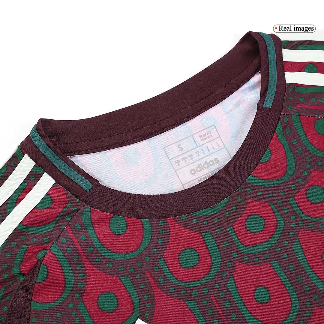 Mexique Domicile Maillot Manches Longues 2024 Grande Taille