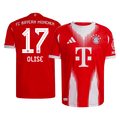 OLISE #17 Munich Domicile Maillot 2025/26 Rouge Joueur