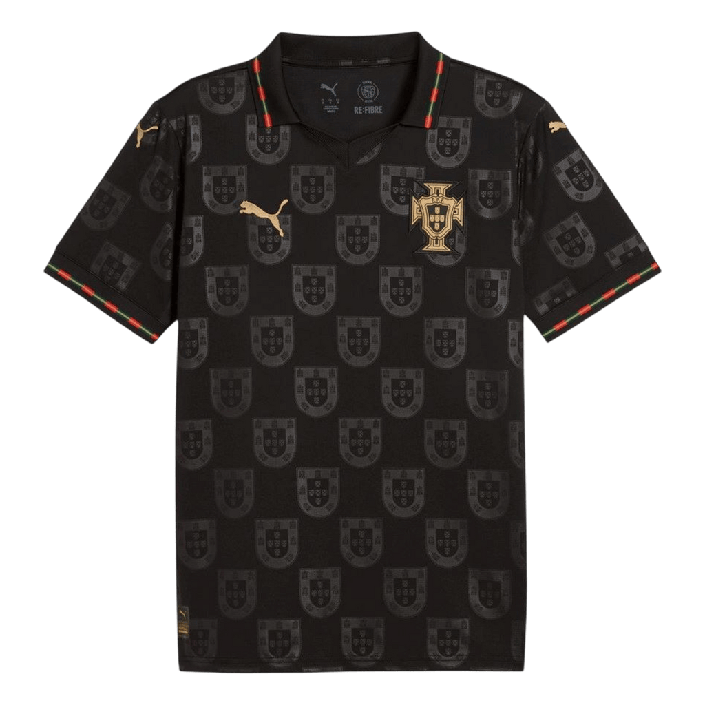 Portugal Maillot Coupe du Monde 2026 Noir Grande Taille