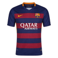 Retro Barcelone Domicile Maillot 2015/16 Blue&Garnet