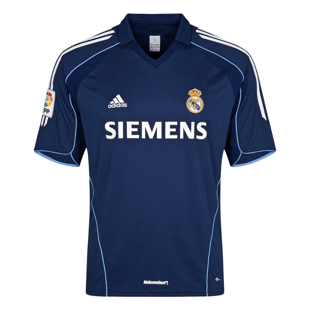 Retro Real Madrid Extérieur Maillot 2005/06 Bleu marine