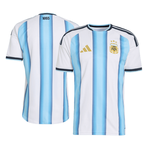 Argentine Domicile Maillot Coupe du Monde 2026 Blue&White Joueur Grande Taille