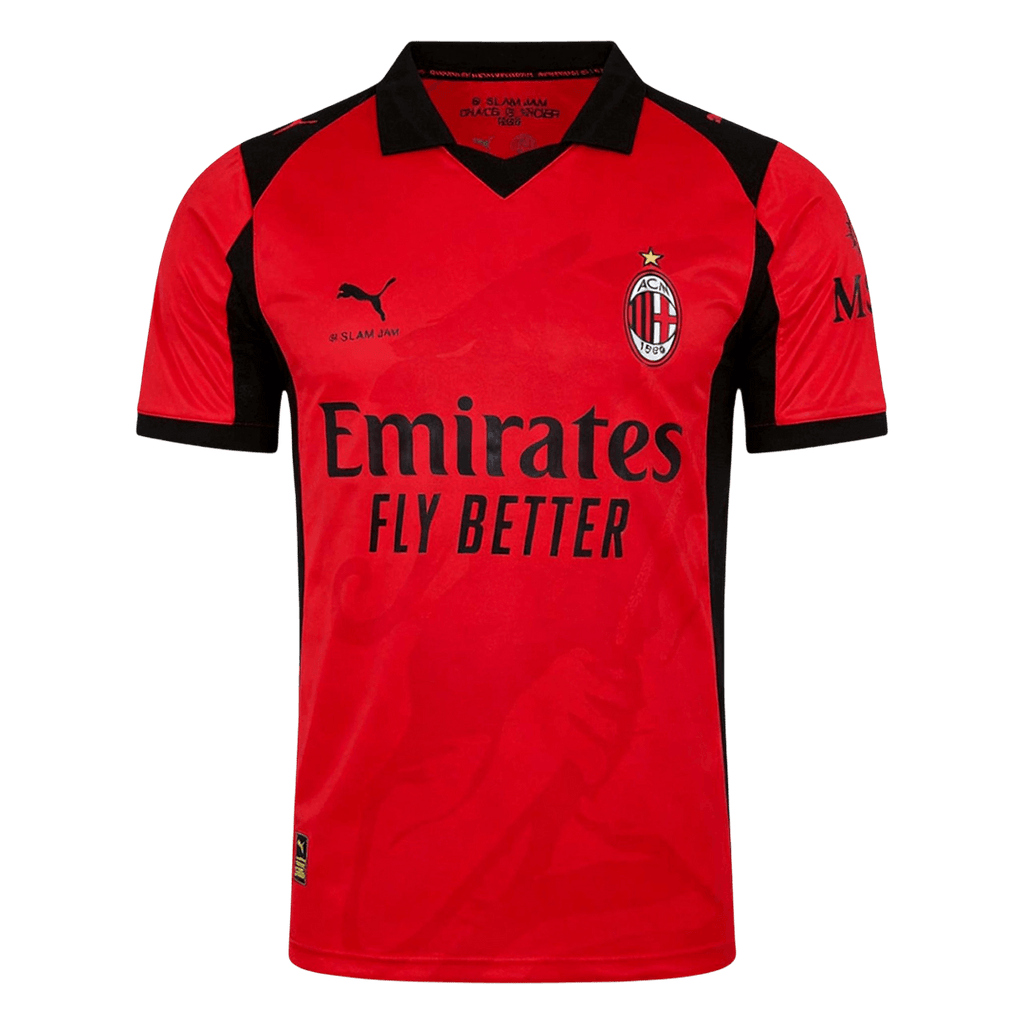 AC Milan Maillot 2025/26 Rouge Grande Taille