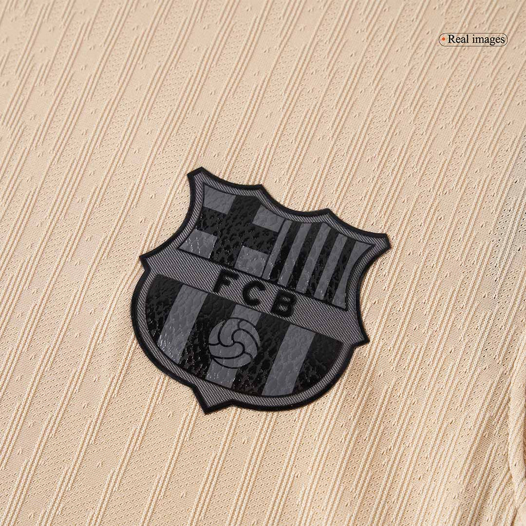 ROONY #19 Barcelone Extérieur Maillot 2025/26 Jaune Joueur - UCL
