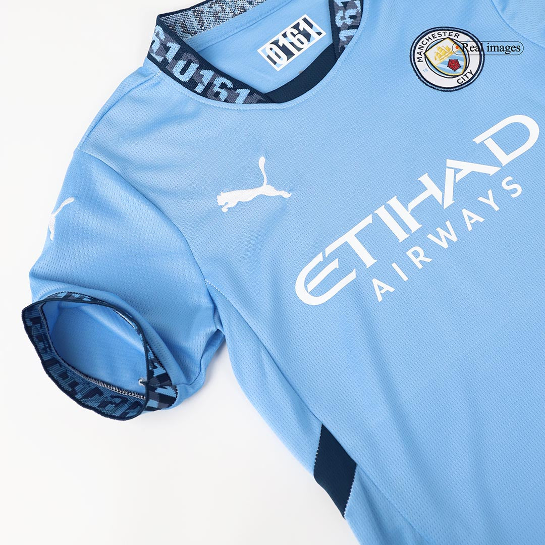 Manchester City Domicile Maillot Kit 2024/25 Enfant