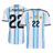 L.MARTÍNEZ #22 Argentine Domicile Maillot Coupe du Monde 2026 Blue&White Joueur