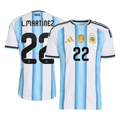 L.MARTÍNEZ #22 Argentine Domicile Maillot Coupe du Monde 2026 Blue&White Joueur
