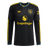Manchester United Third Maillot Manches Longues 2025/26 Noir Grande Taille