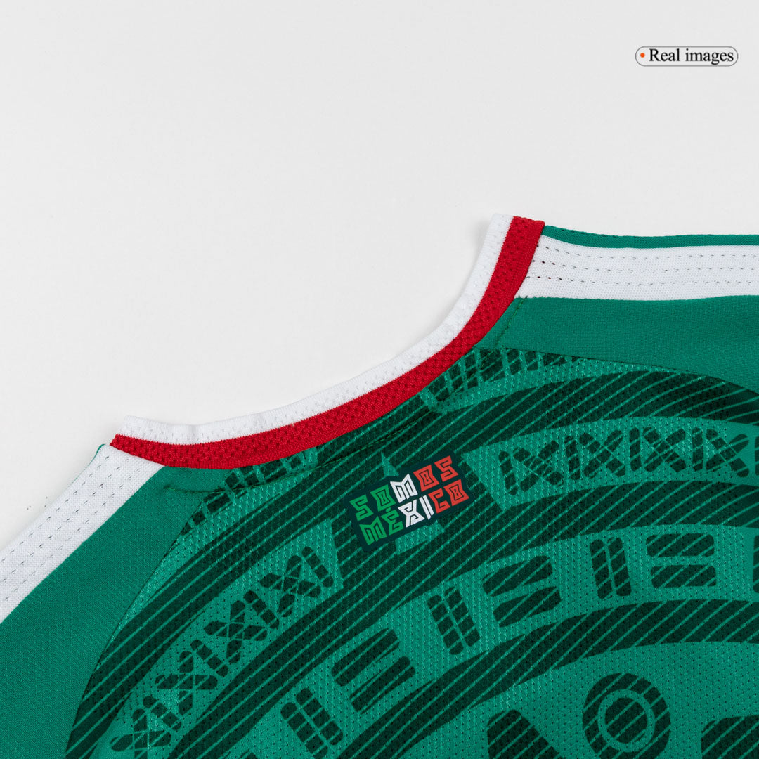 S.GIMENEZ #11 Mexique Domicile Maillot - Coupe du Monde 2026 Vert Joueur
