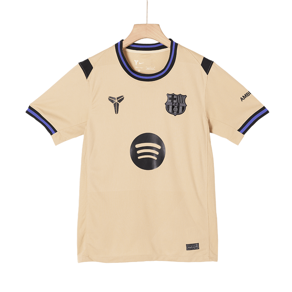 F.DE JONG #21 Barcelone Extérieur Maillot 2025/26 Jaune - UCL