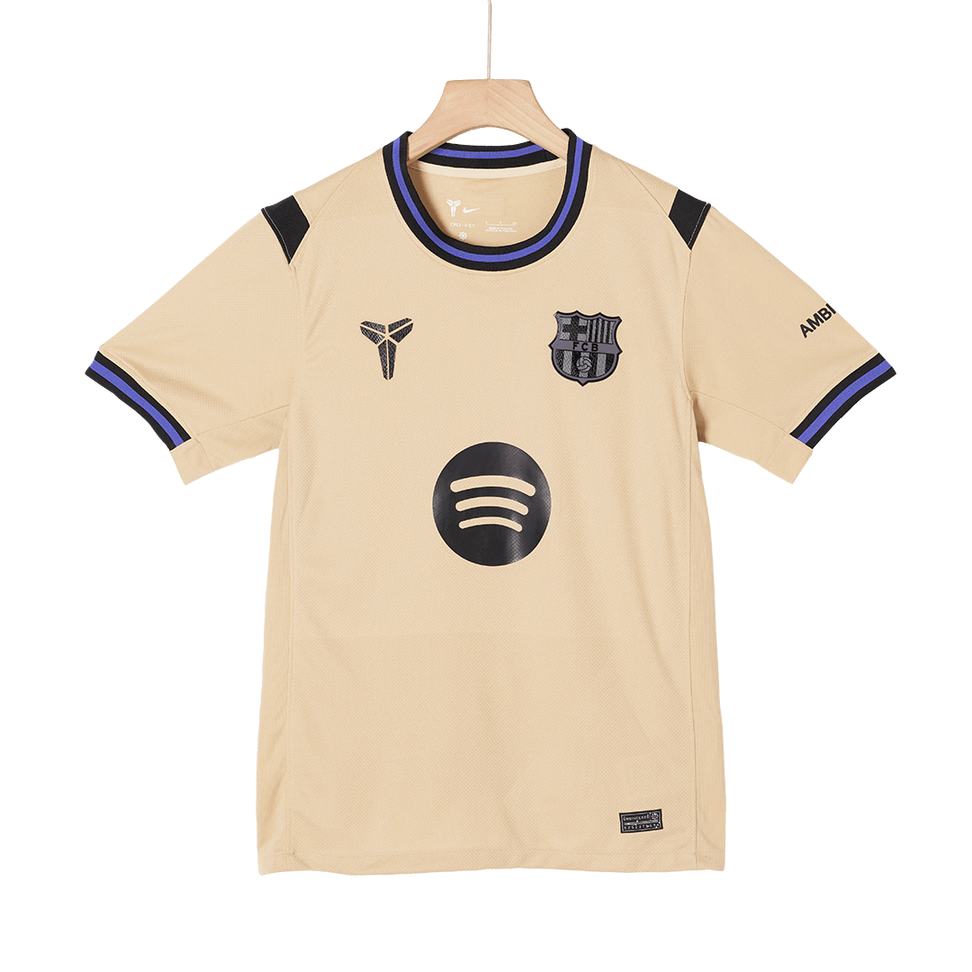 ROONY #19 Barcelone Extérieur Maillot 2025/26 Jaune - UCL