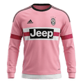 Retro Juventus Extérieur Maillot Manches Longues 2015/16 Rose