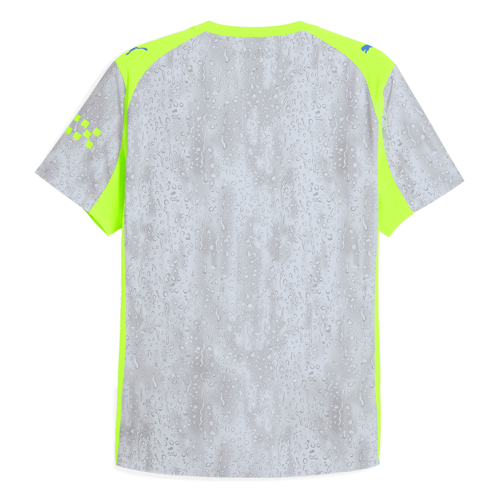 Manchester City Third Maillot 2025/26 Gris Authentique Grande Taille