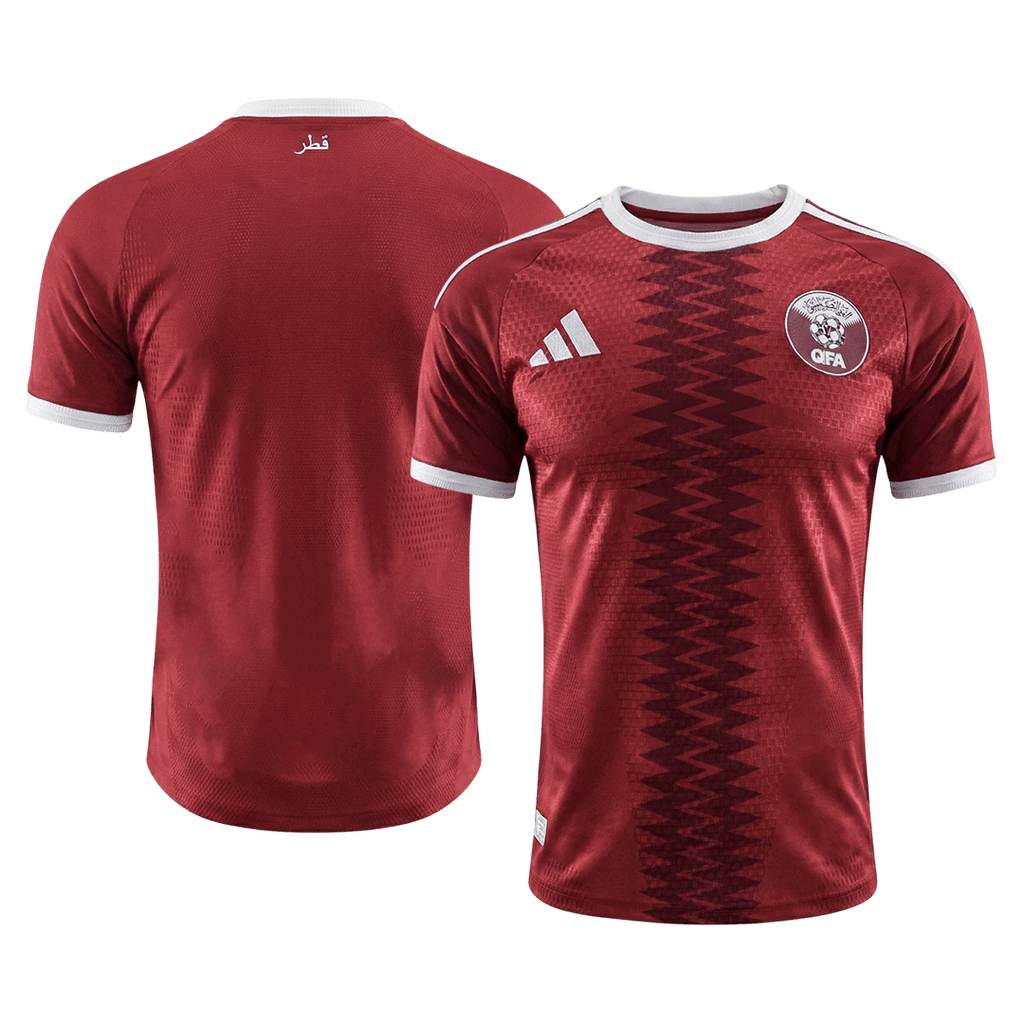 Qatar Domicile Maillot - Coupe du Monde 2026 Rouge Joueur