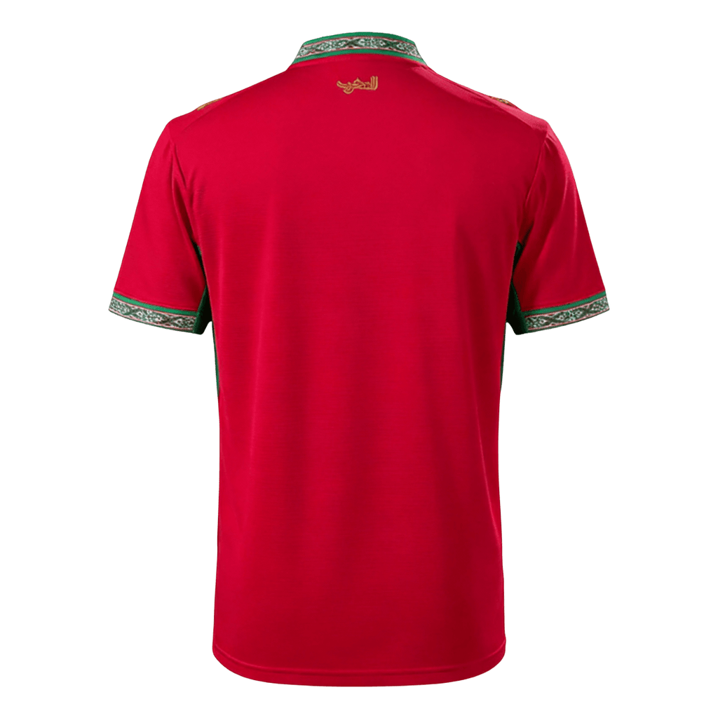 Maroc Domicile Maillot - Coupe du Monde 2026 Rouge Grande Taille