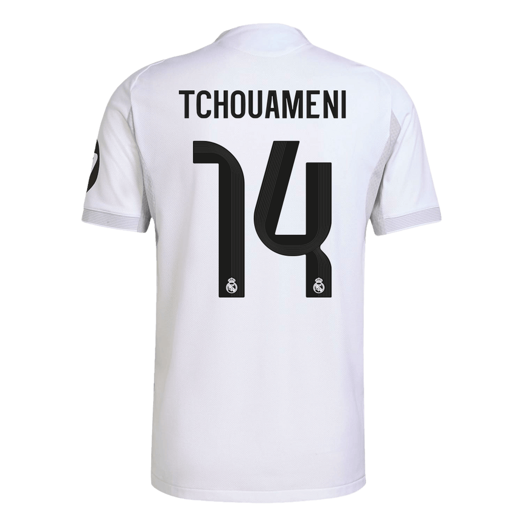 TCHOUAMENI #14 Real Madrid Domicile Maillot 2025/26 Blanc Authentique