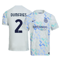 DUMFRIES #2 Inter Milan Extérieur Maillot 2025/26 Bleu Authentique