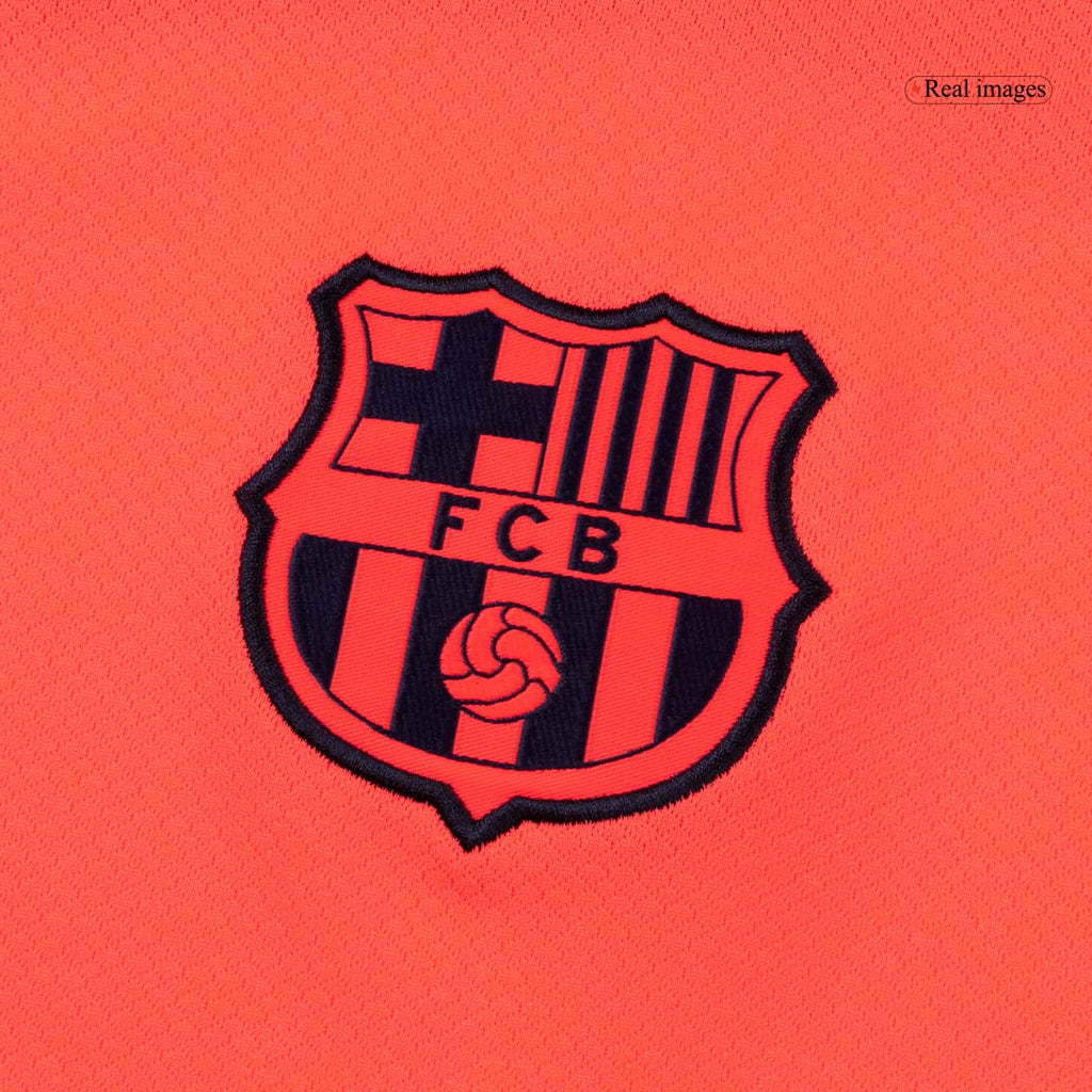 LEWANDOWSKI #9 Barcelone Third Maillot 2025/26 Orange - UCL