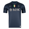 Naples Third Maillot 2025/26 Noir Grande Taille