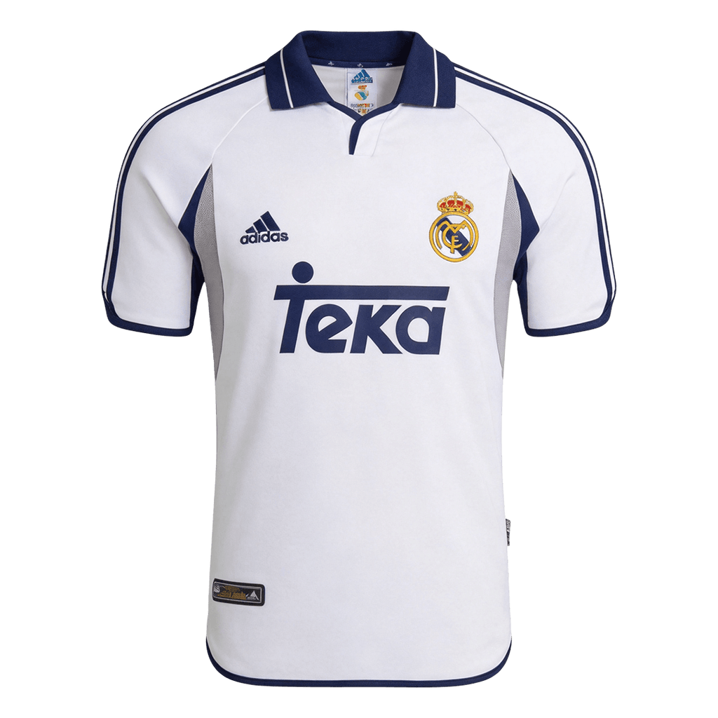 Retro Real Madrid Domicile Maillot 2000/01 Blanc