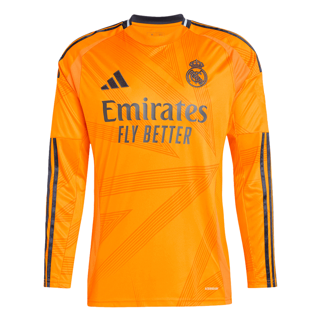 Real Madrid Extérieur Maillot Manches Longues 2024/25