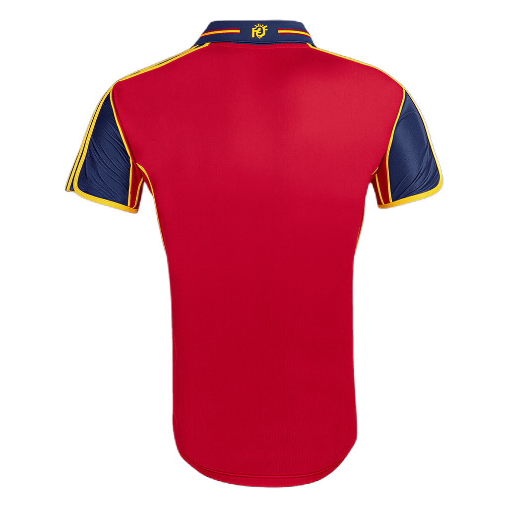 Retro Espagne Domicile Maillot 2000 Rouge