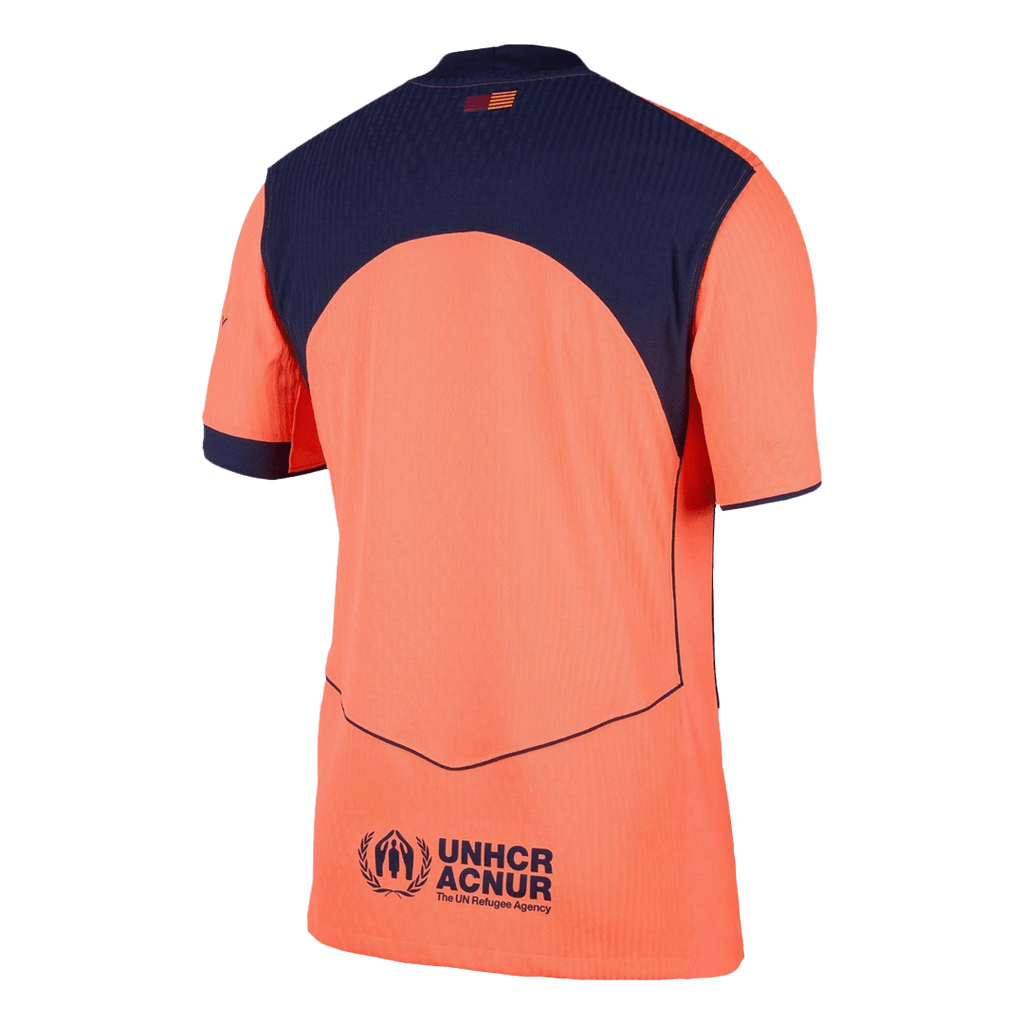Barcelone Third Maillot 2025/26 Orange Authentique