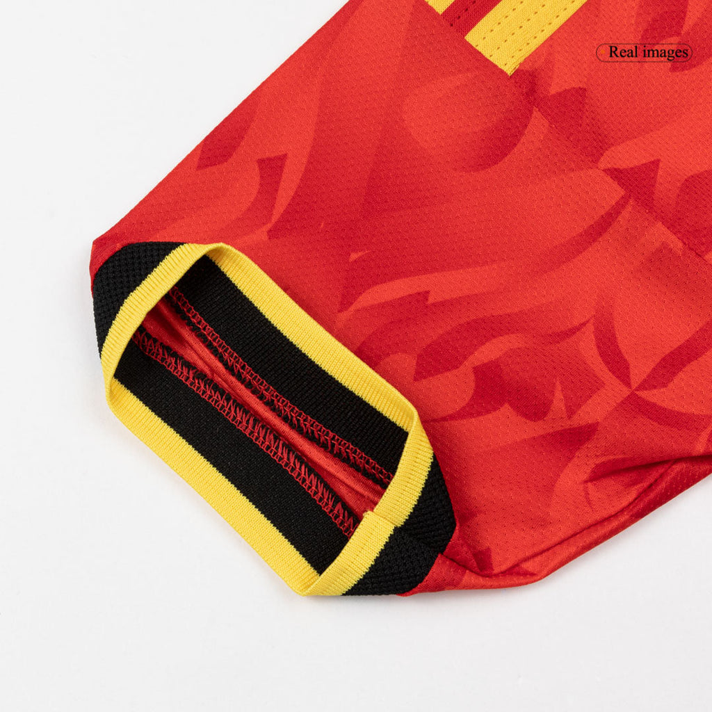 Belgique Domicile Maillot - Coupe du Monde 2026 Rouge Joueur Grande Taille