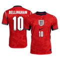 BELLINGHAM #10 Angleterre Extérieur Maillot - Coupe du Monde 2026 Rouge