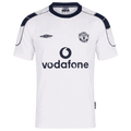Retro Manchester United Extérieur Maillot 2000/01 Blanc