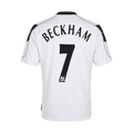 Retro BECKHAM #7 Manchester United Extérieur Maillot 2000/01 Blanc