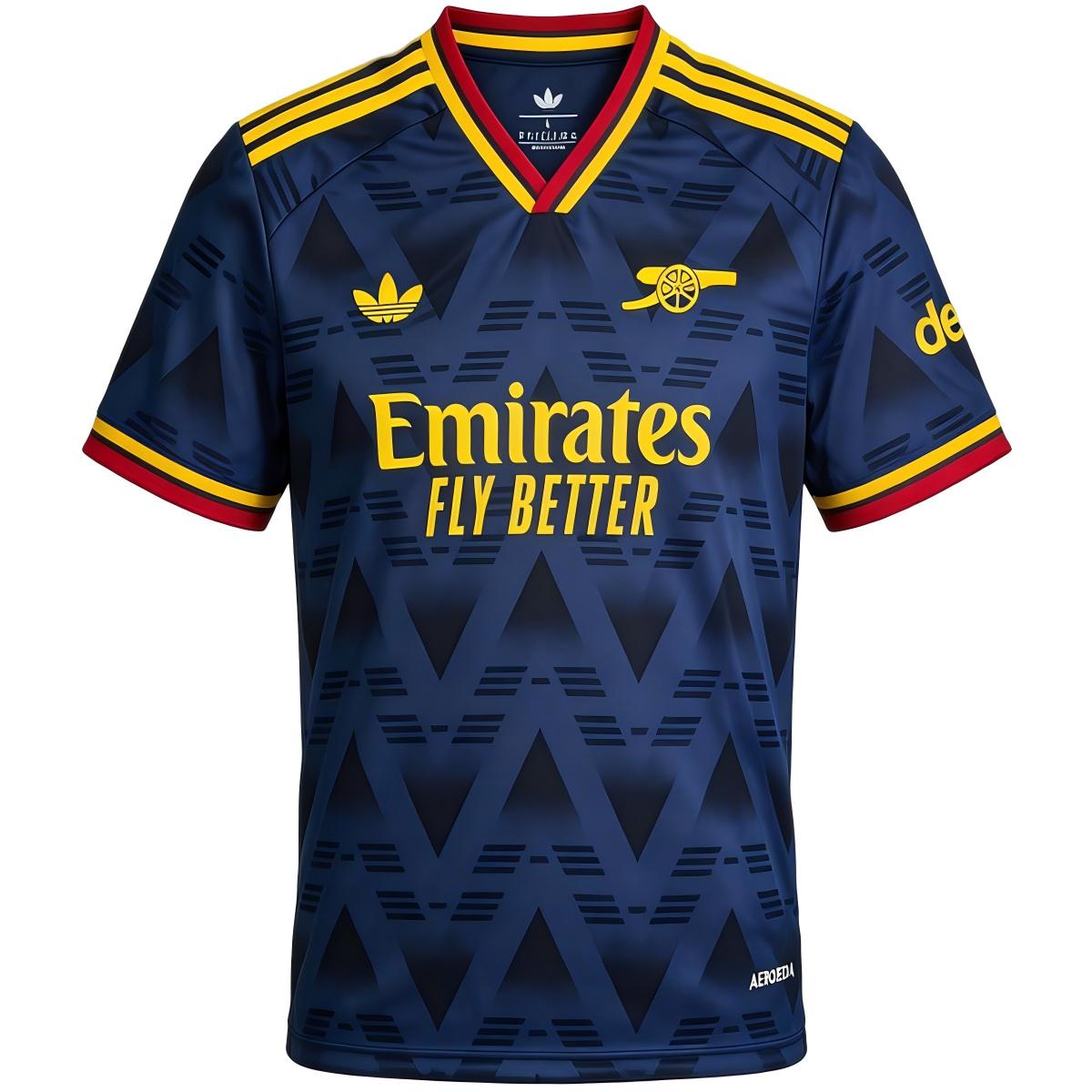 Arsenal Extérieur Maillot 2026/27 Bleu marine Grande Taille