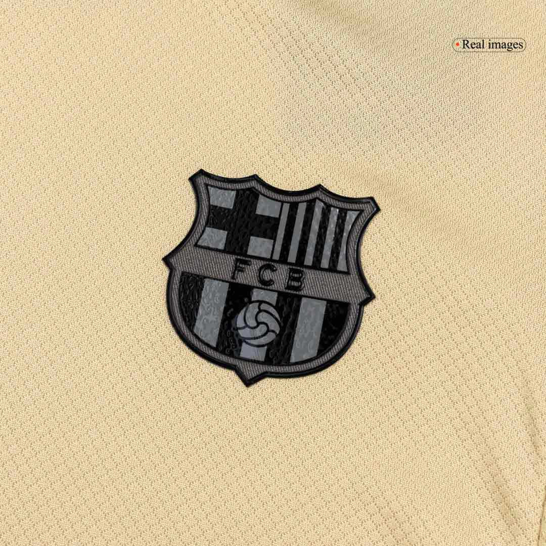 Vente Flash Barcelone Extérieur Maillot Kit 2025/26 Enfant Jaune&Noir