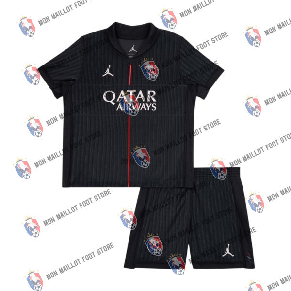 Vente Flash Fourth Away Maillot Kit 2025/26 Enfant Noir
