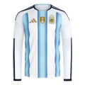 Argentine Domicile Maillot Manches Longues - Coupe du Monde 2026 Blue&White Grande Taille