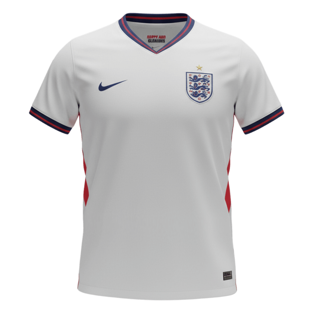 Angleterre Domicile Maillot Coupe du Monde 2026 Blanc Grande Taille