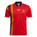 Retro Espagne Domicile Maillot 1994 Rouge
