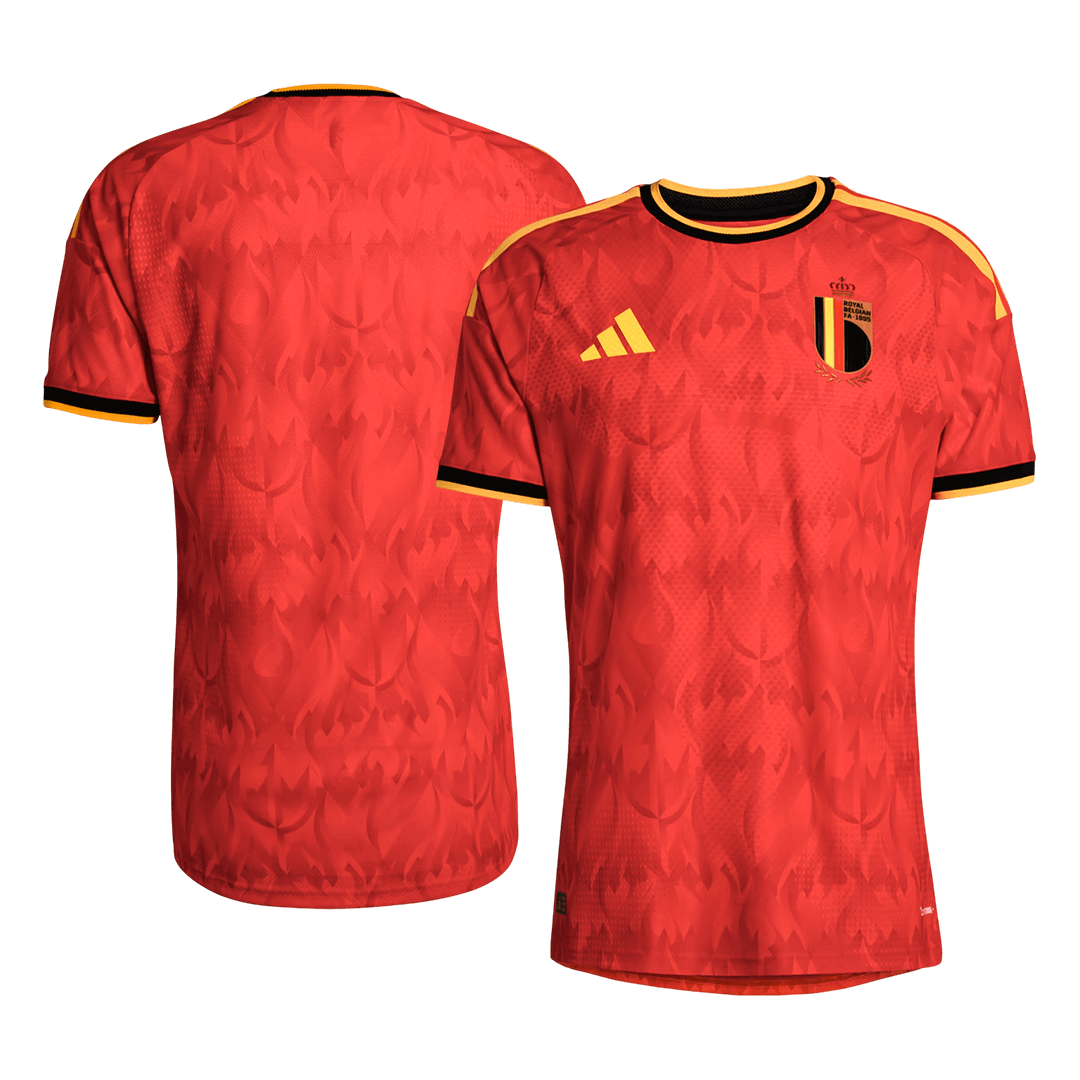 Belgique Domicile Maillot - Coupe du Monde 2026 Rouge Joueur Grande Taille