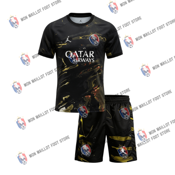Maillot Kit 2025/26 Enfant Noir