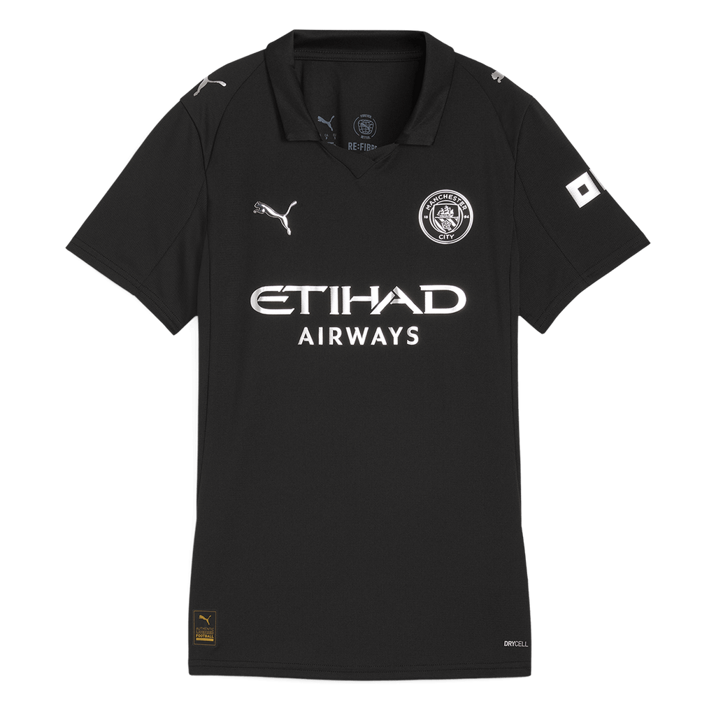 Femme Manchester City Extérieur Maillot 2025/26 Noir